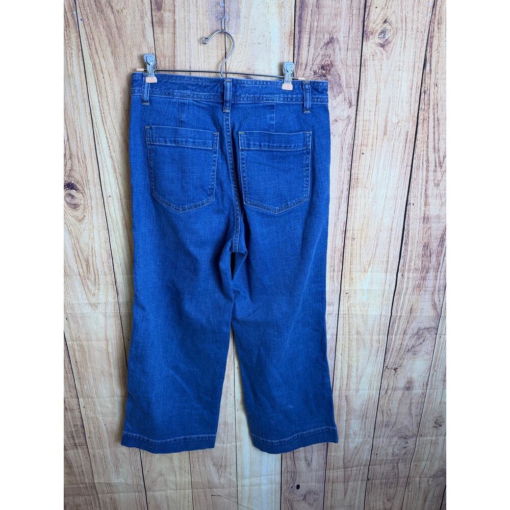 GAP Wide Legged Denim Jeans Ankle Length Women's Size 4/27 - Picture 3 of 7